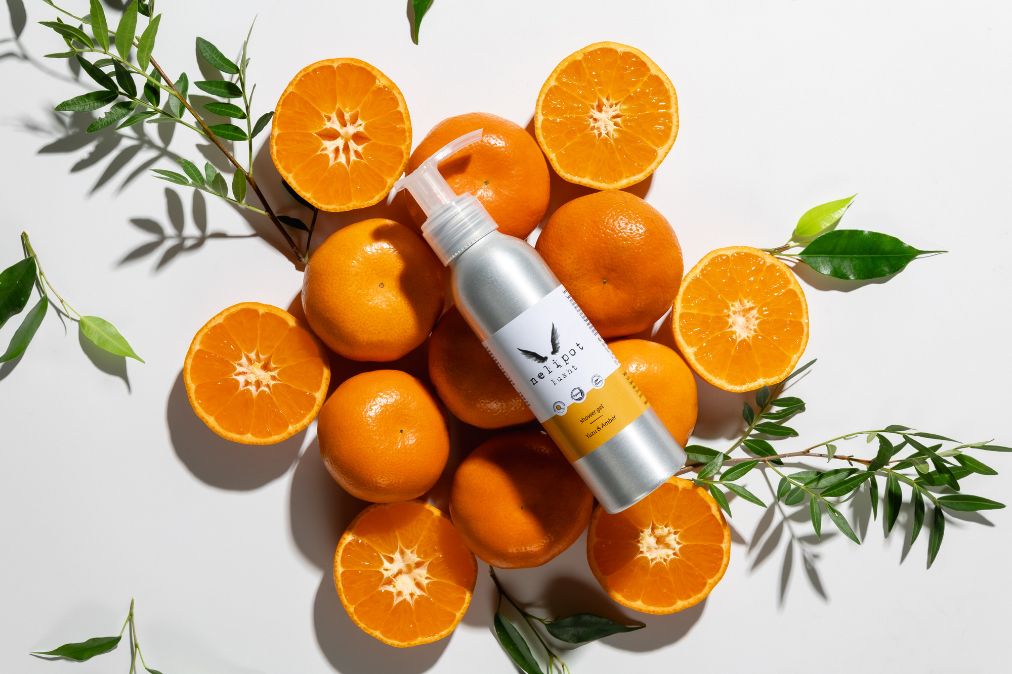 Nelipot Lusht gel za prhanje med mandarinami